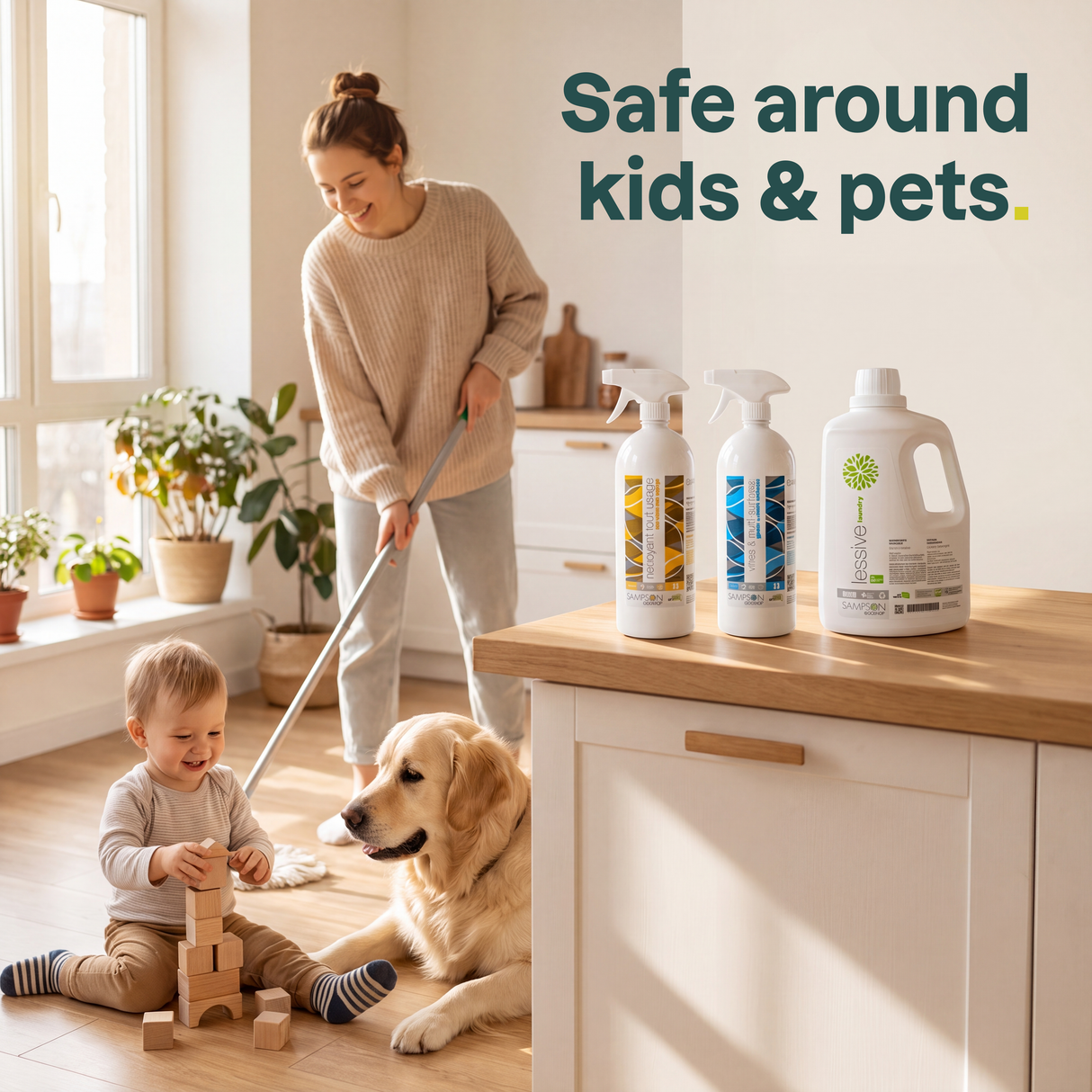 Eco Cleaning Kit — safe around kids and pets