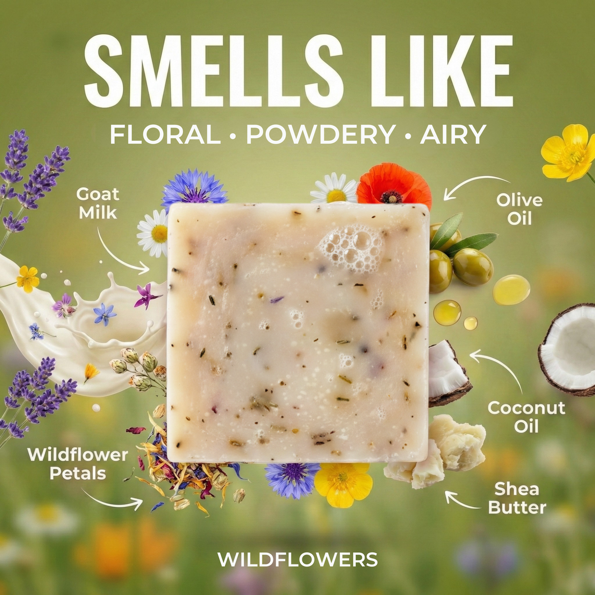 Wildflowers - Hand Cut Soap