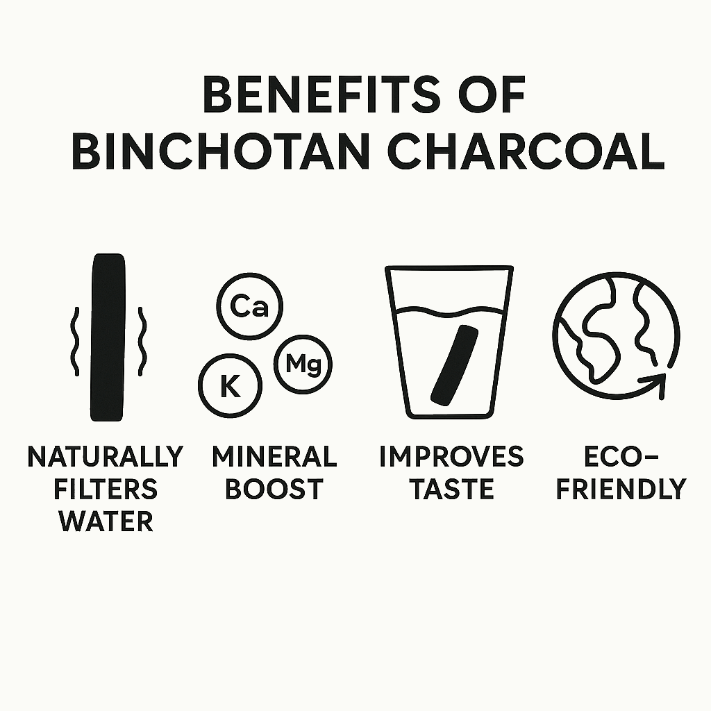 Binchotan Charcoal Sticks – Natural Water Purification