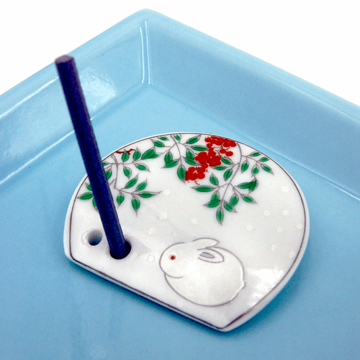 White Rabbit Incense Holder