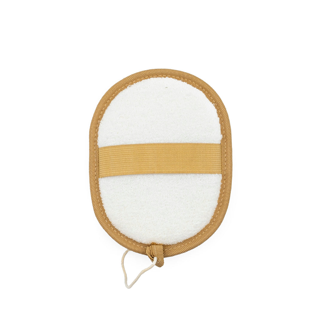 Natural Loofah with Soft Terry Cotton