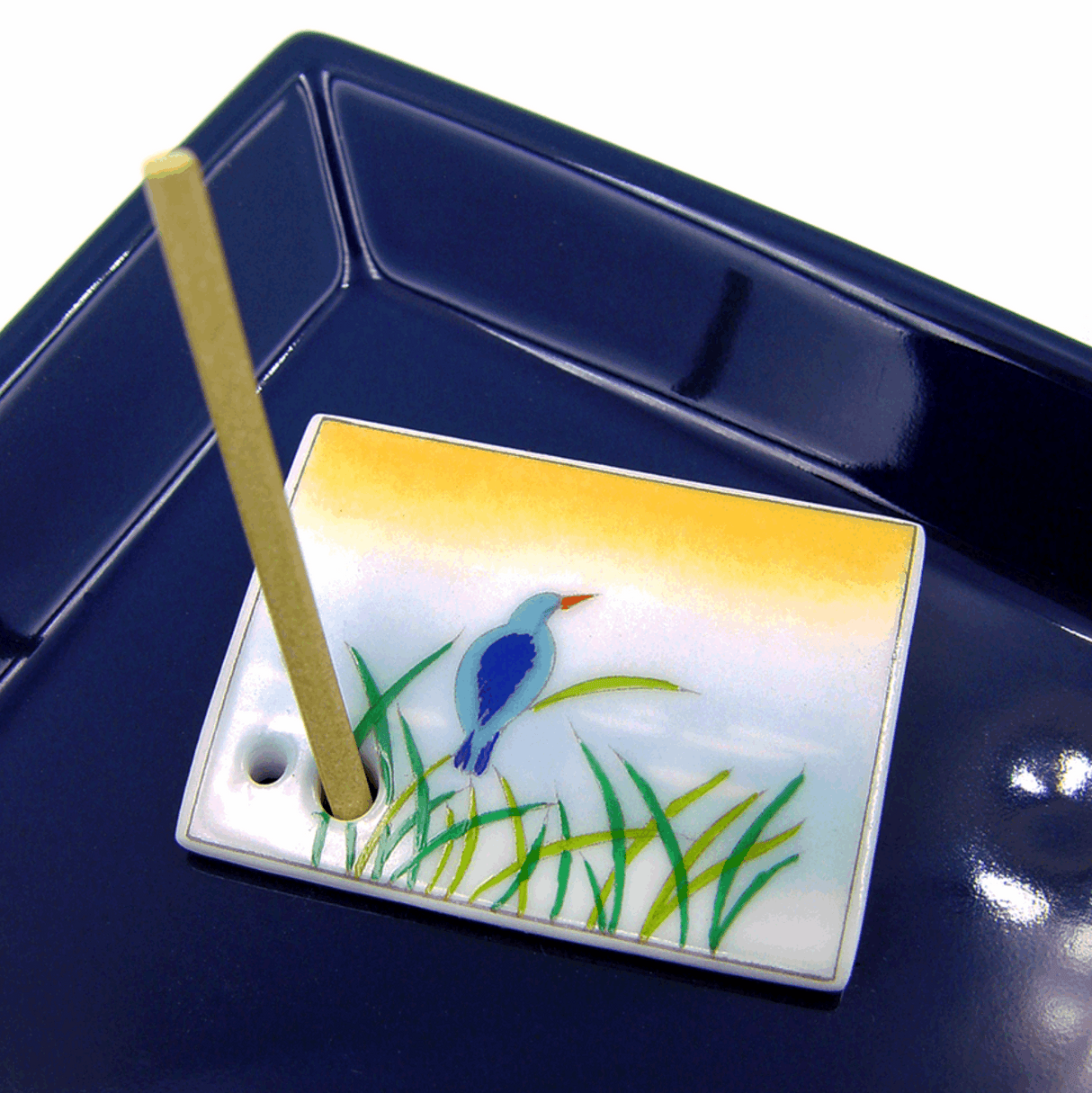 Kingfisher Incense Holder