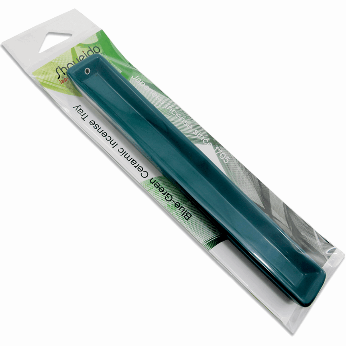 Blue - Green Ceramic Incense Tray - Sampson Eco Shop