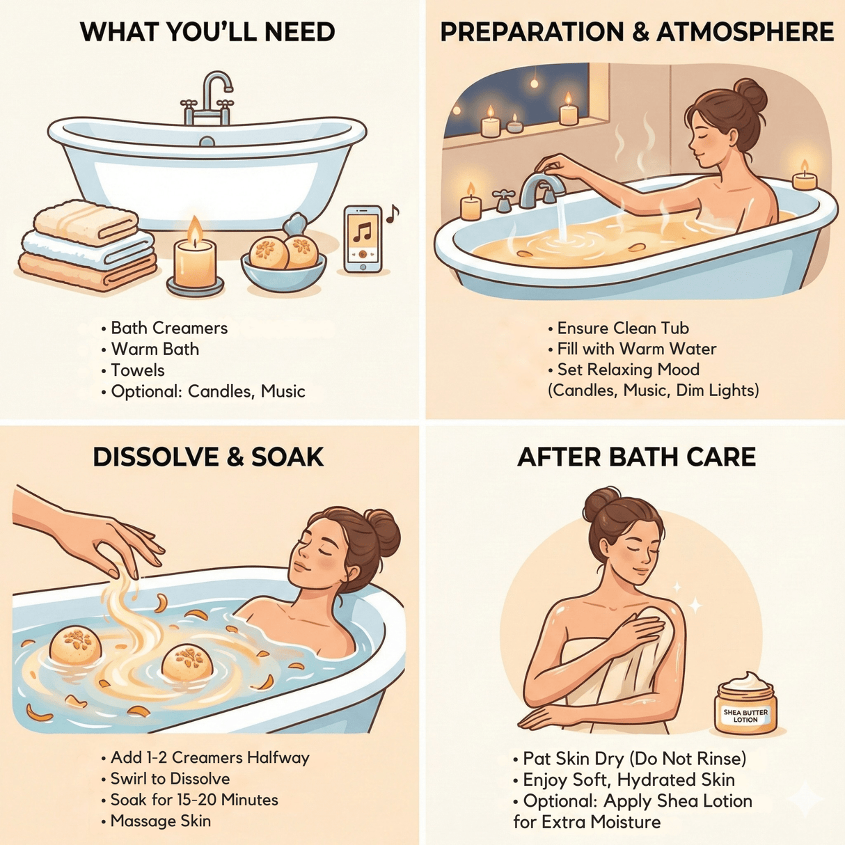 Coconut Bath Creamer - Sampson Eco Shop
