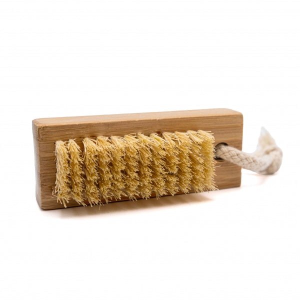 Double sided Wooden Sisal Scrub Brush for Nails - Sampson Eco Shop