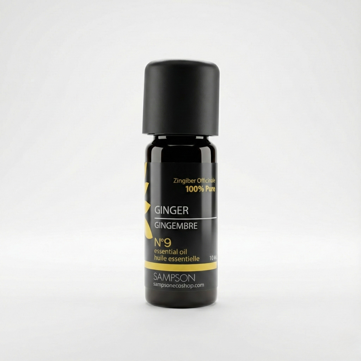 Ginger Essential oil, Organic, 10 ml