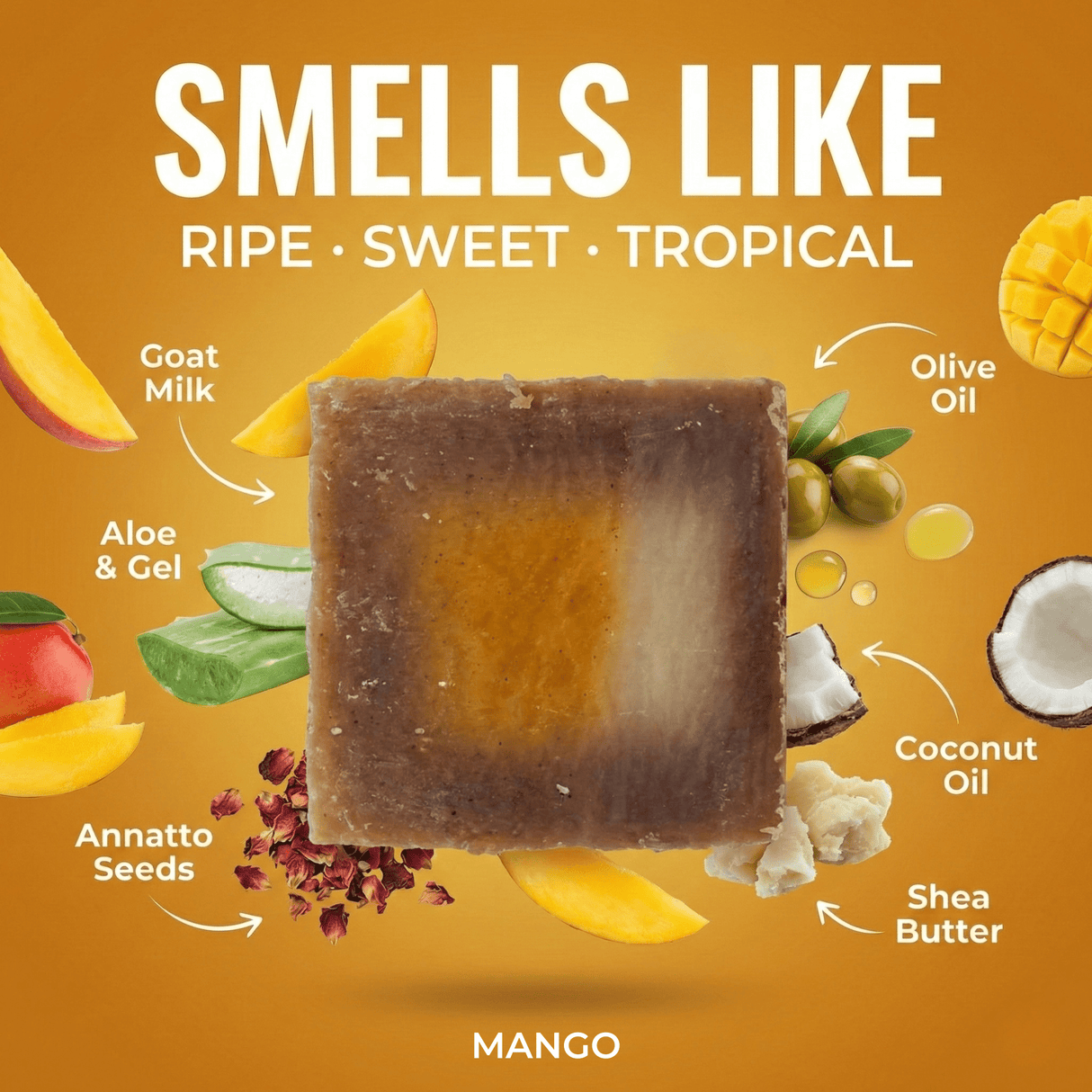 Mango - Hand Cut Soap - Sampson Eco Shop