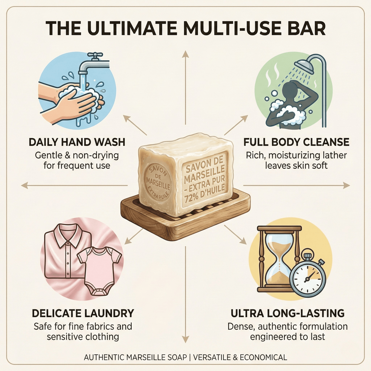 Marseille Soap Cube - Sampson Eco Shop