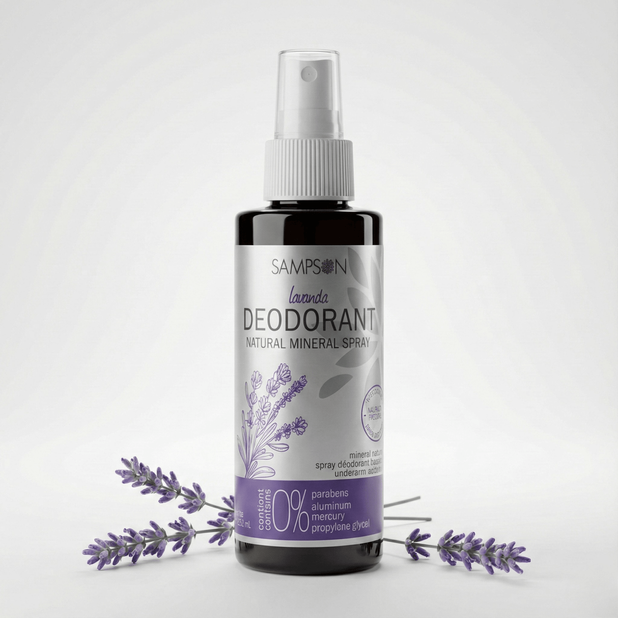 Natural Deodorant Spray - Lavender - Sampson Eco Shop