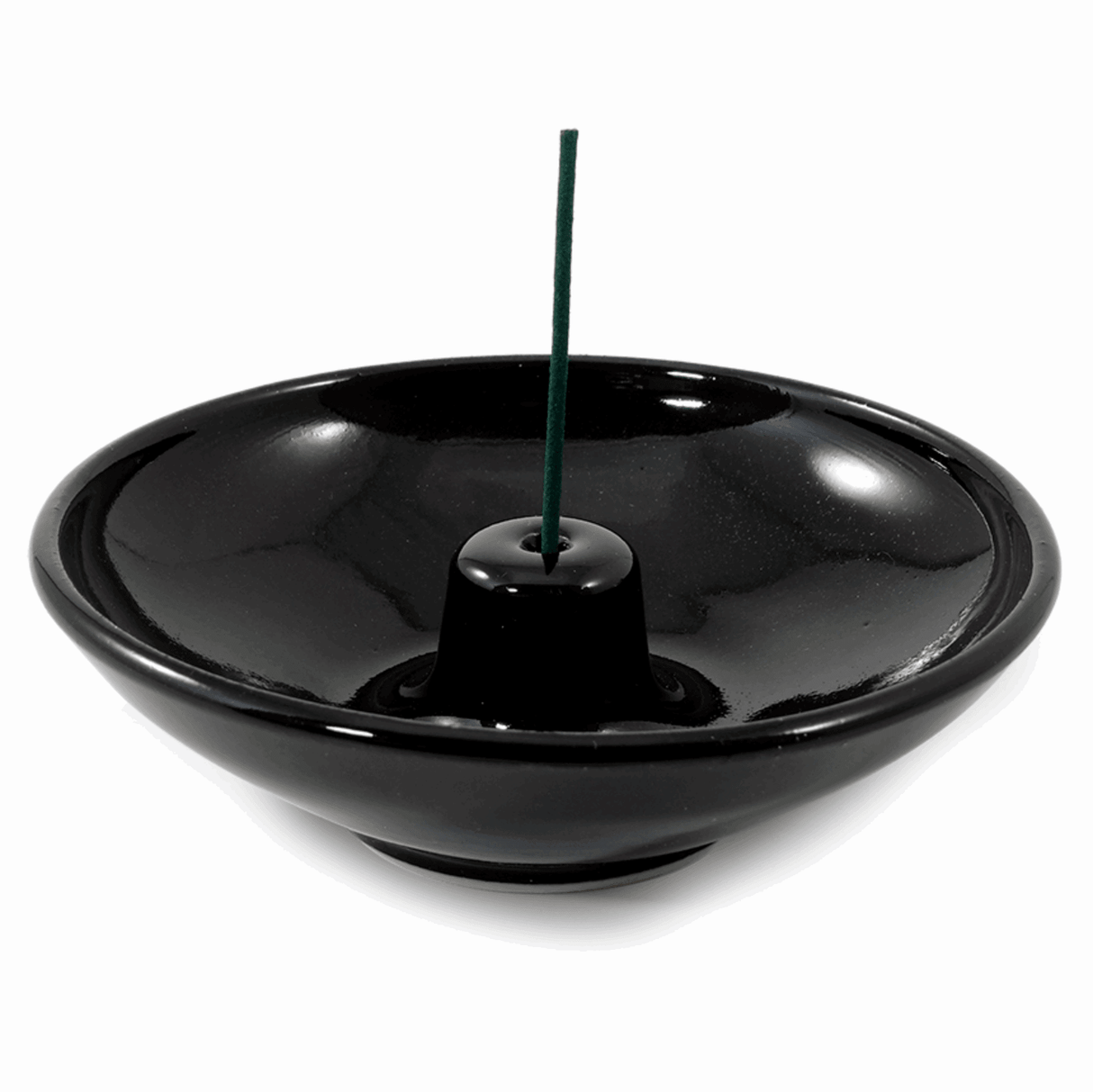 Obsidian Wheel Incense Holder - Sampson Eco Shop