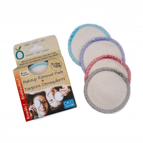 OKO Reusable Make - up Removal Pads (8 Pack) - Sampson Eco Shop