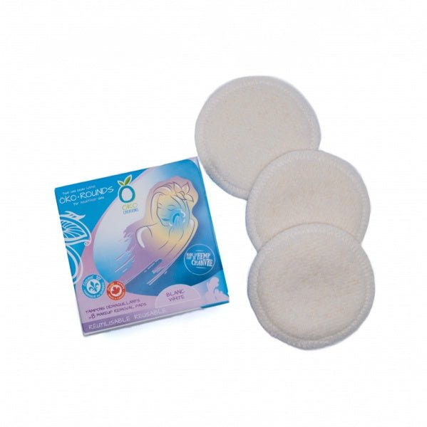 OKO Reusable Make - up Removal Pads (8 Pack) - Sampson Eco Shop