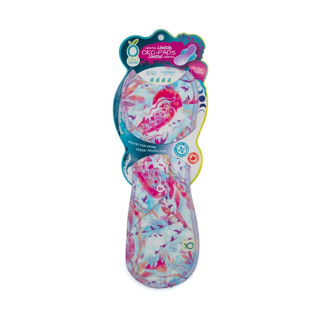 OKO Reusable Menstrual Pads - Long - Sampson Eco Shop