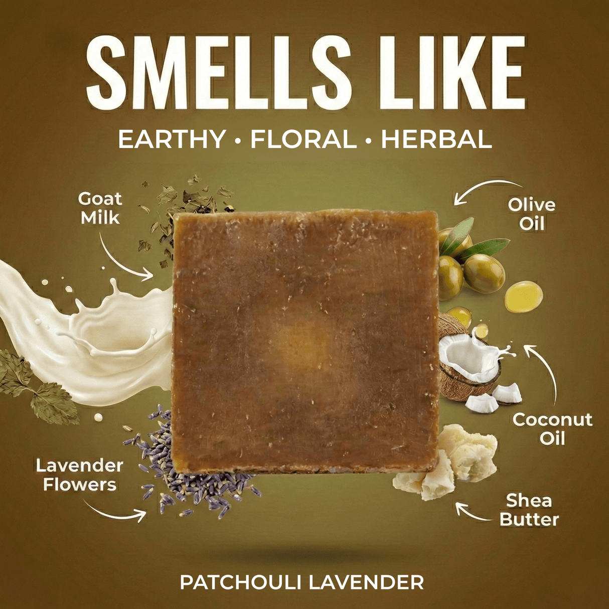 Patchouli Lavender - Hand Cut Soap - Sampson Eco Shop