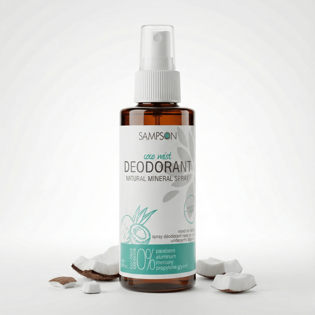 Sampson Natural Deodorant Spray - Sampson Eco Shop