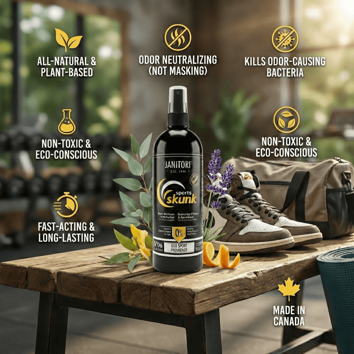 Sports Skunk - Eco Sports Deodoriser - Sampson Eco Shop