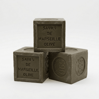 Cube de Savon de Marseille Traditionnel à l'Huile d'Olive
