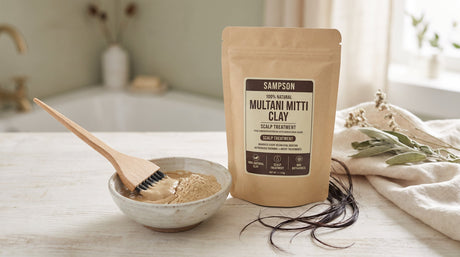 Multani Mitti Clay scalp treatment for hair
