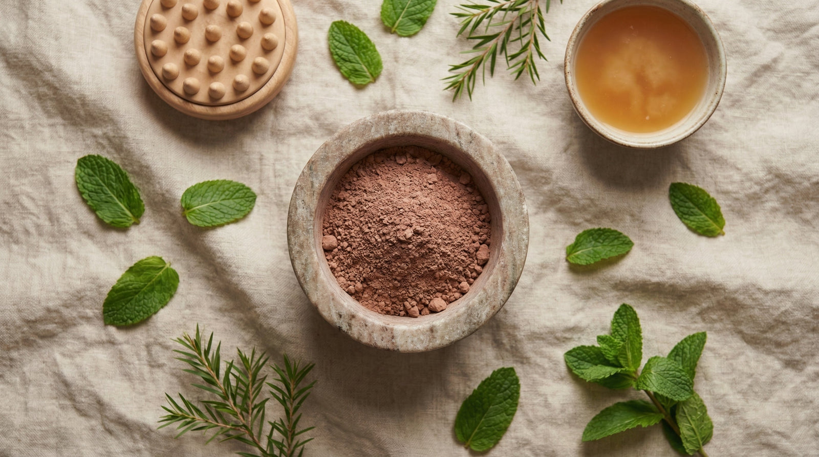 Rhassoul Clay for Dandruff: Natural Scalp Treatment - Sampson Eco Shop