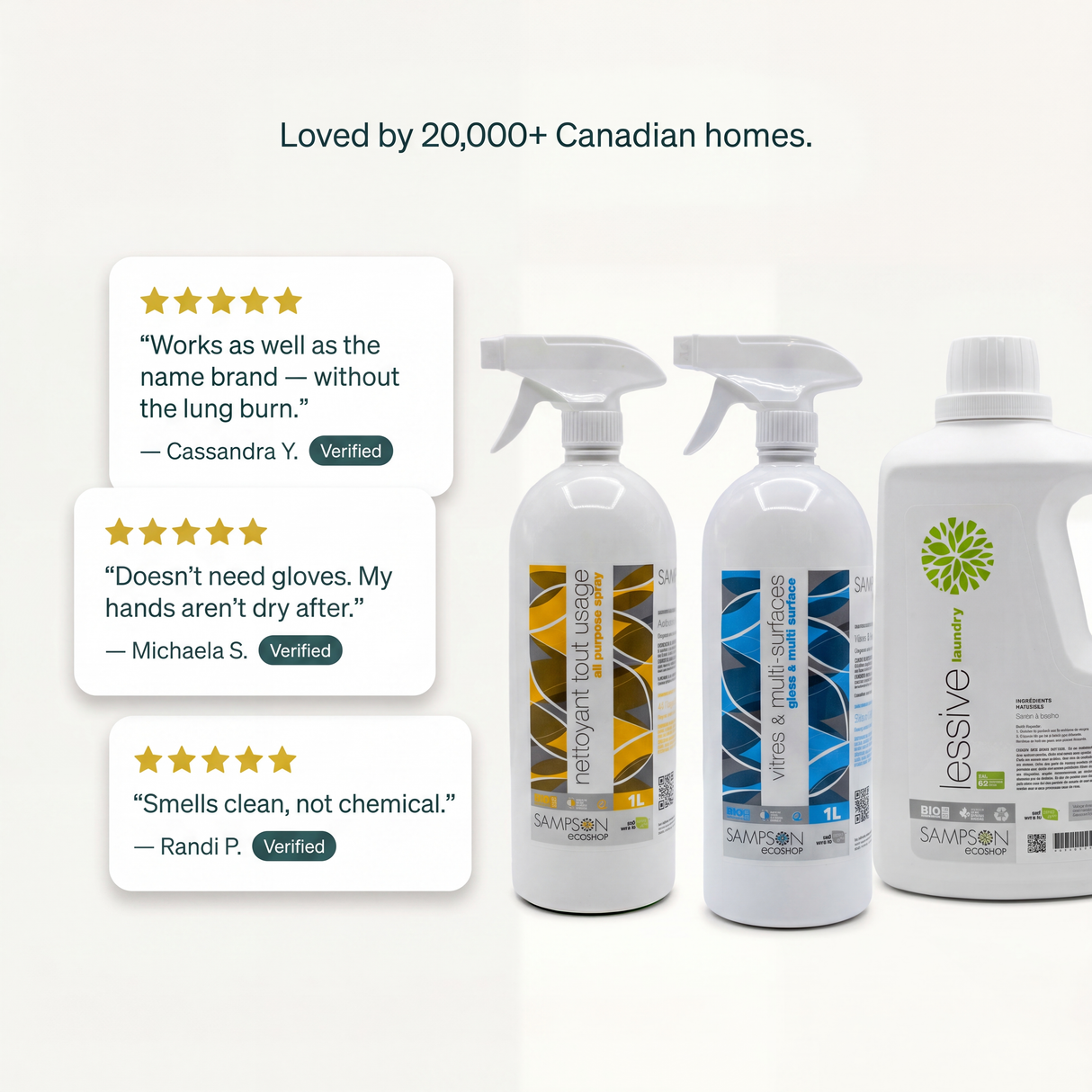 Eco Cleaning Kit — loved by 20,000+ Canadian homes