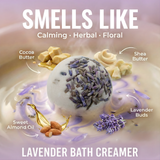Lavender Bath Creamer
