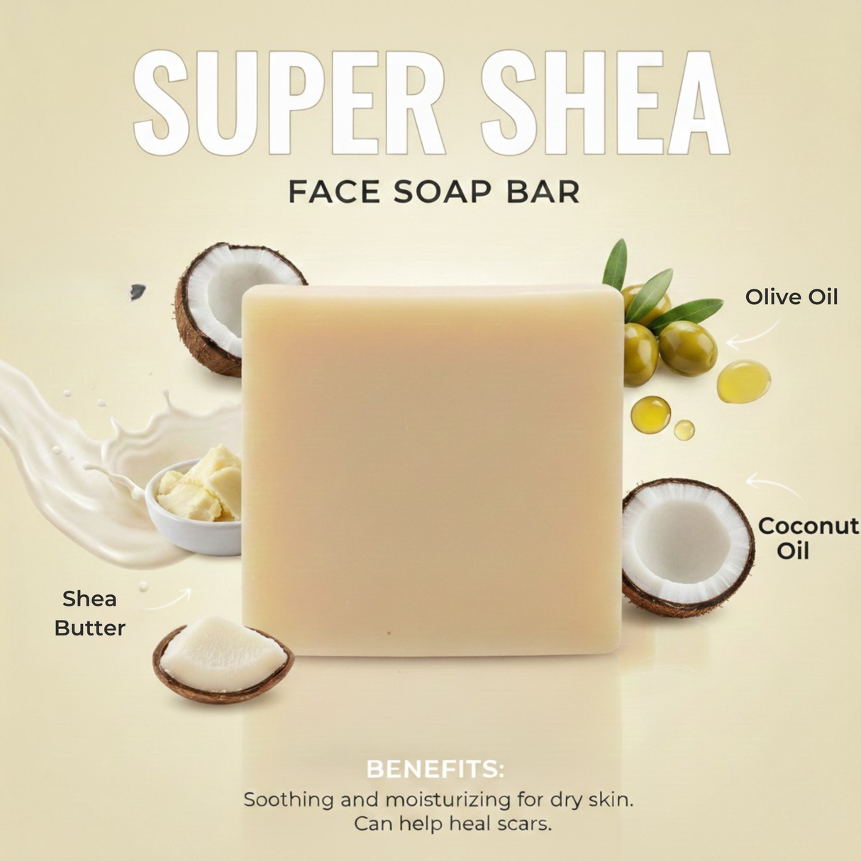 Super Shea (Face) - Hand Cut Soap