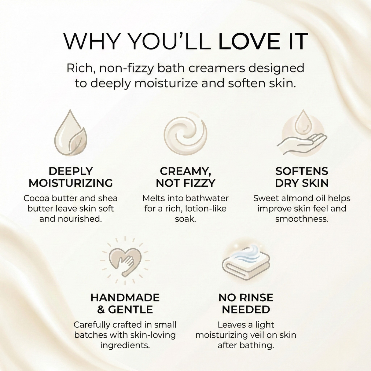 Crème de bain bleue