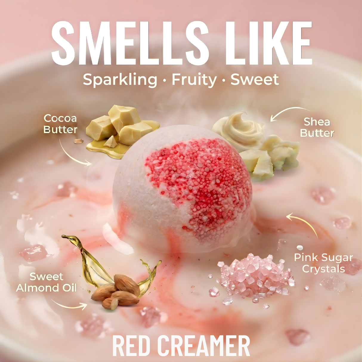 Red Bath Creamer