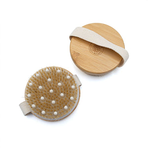 Bath Body Brush with Bead for Cellulite and Lymphatic Drainage