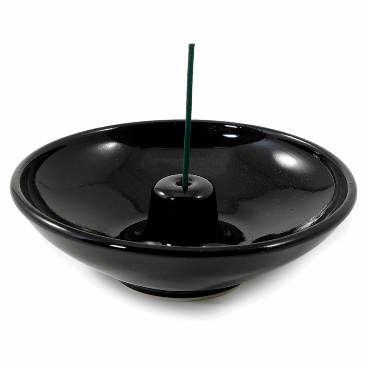 Obsidian Wheel Incense Holder