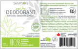 Natural Deodorant Spray