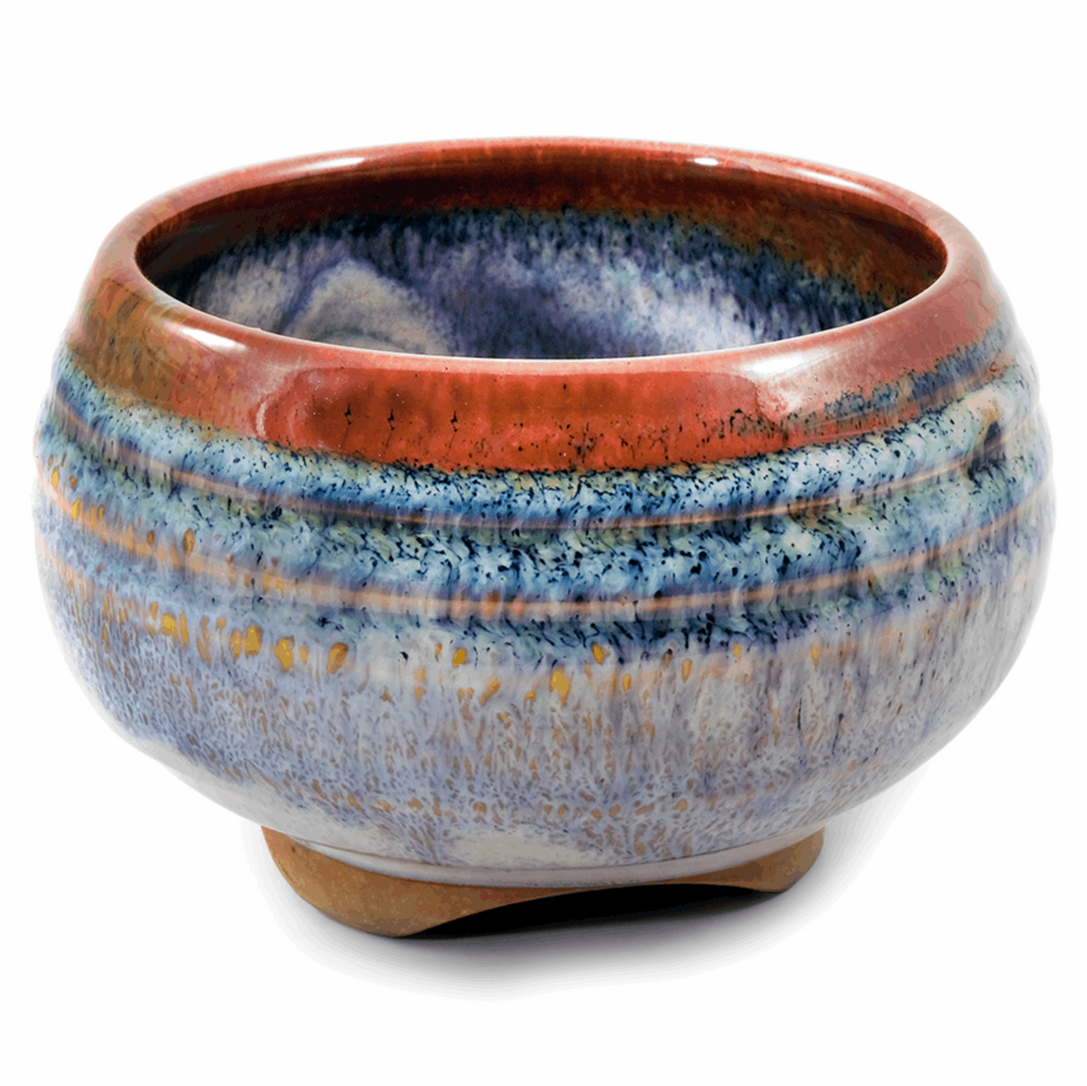 Rust Rim Bowl Incense Holder