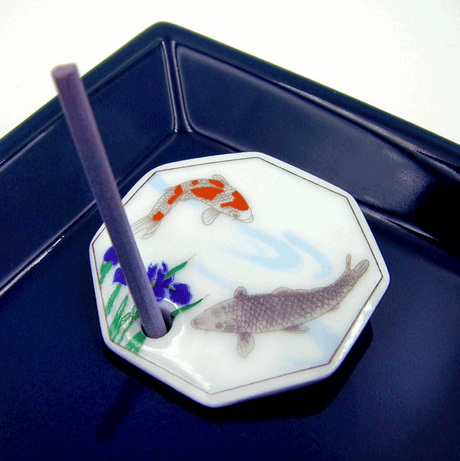 Iris & Fish Incense Holder