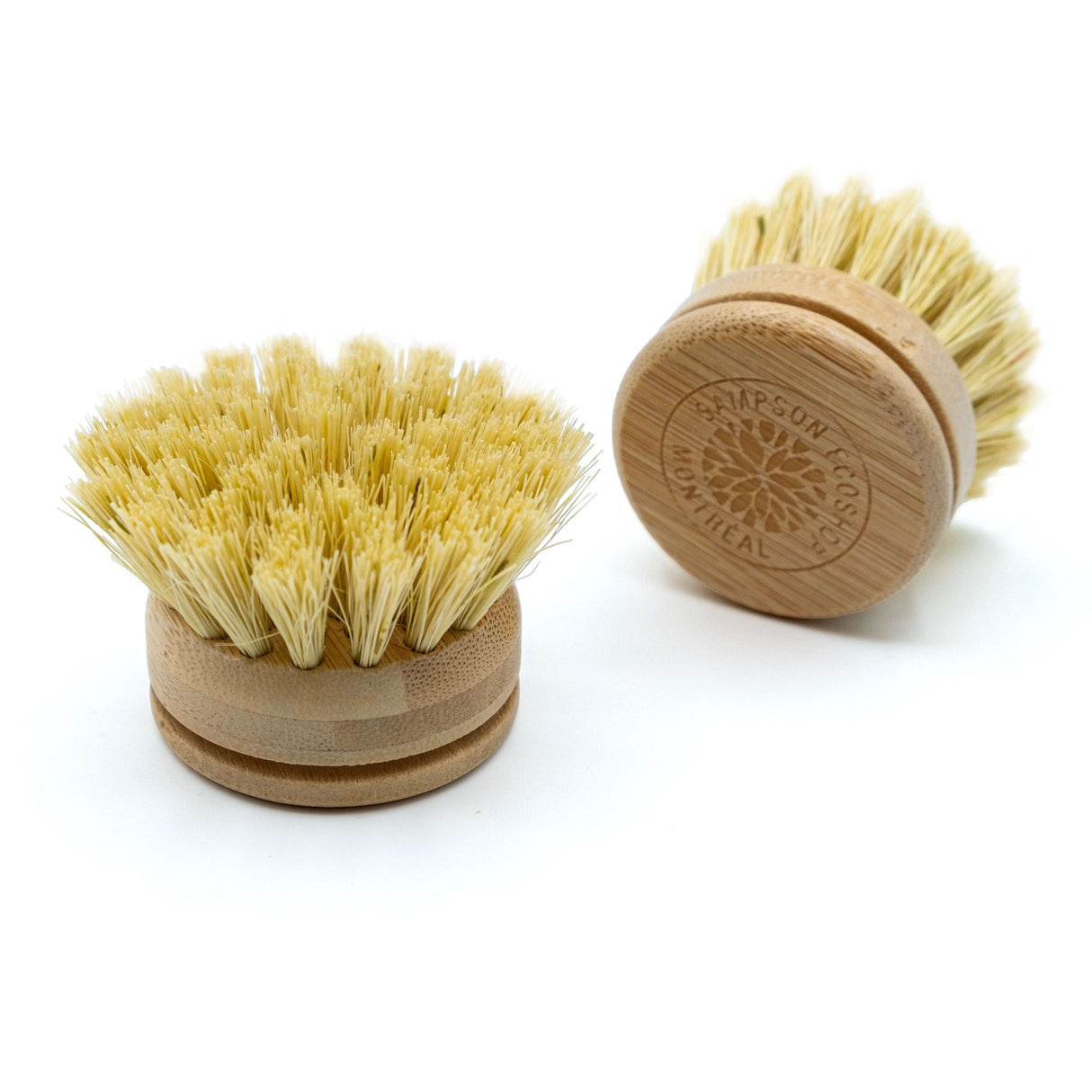Sisal Coconut Palm Tree Fiber Natural Wood Kitchen Dish Cleaning Scrub Brush Cartridge