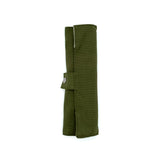 Ensemble de couverts en bambou naturel dans un sac en toile, vert