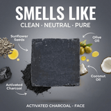 Activated Charcoal (Face) - Hand Cut Soap - Sampson Eco Shop
