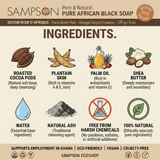 African Black Soap - Sampson Eco Shop