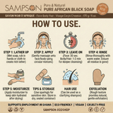 African Black Soap - Sampson Eco Shop