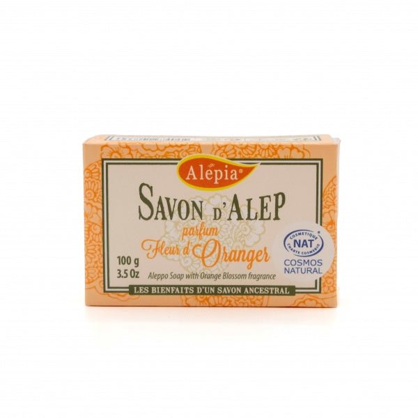 Aleppo Soap Orange Blossom back - Sampson Eco Shop