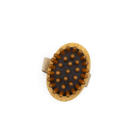 Bamboo Body & Scalp Massage Brush - Sampson Eco Shop
