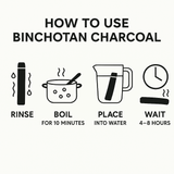 Binchotan Charcoal Sticks – Natural Water Purification - Sampson Eco Shop