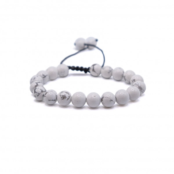 Bracelet Ajustable Pierre Blanche