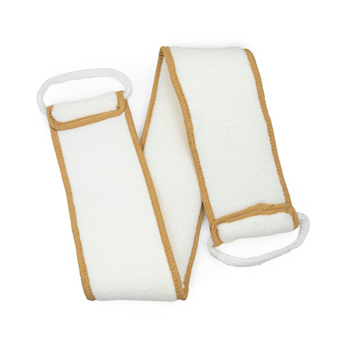 Deluxe Natural Back Loofah with Soft Terry Cotton - Sampson Eco Shop