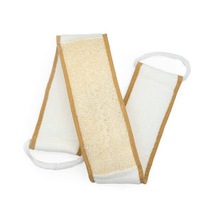 Deluxe Natural Back Loofah with Soft Terry Cotton