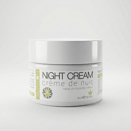 Eco Hemp Nourishing Night Cream - Sampson Eco Shop