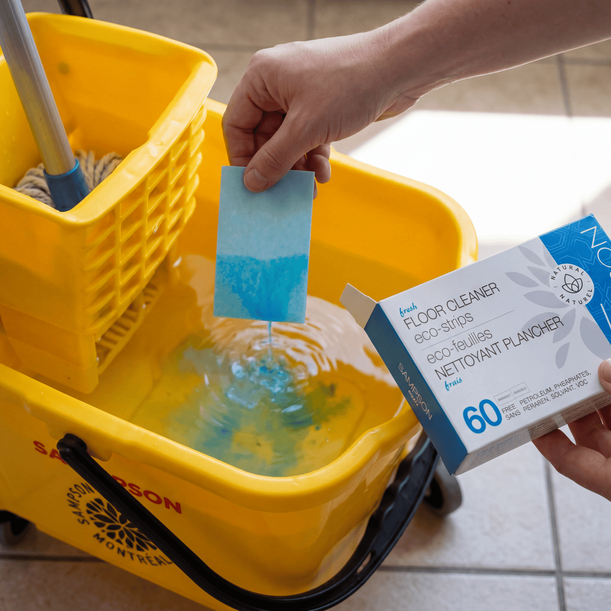 Eco - Strips Floor Cleaner Mopping Soap Strips - Sampson Eco Shop
