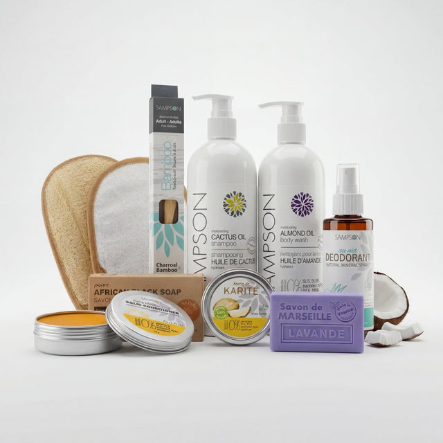 Fresh & Clean Daily Kit — 9 - Piece Natural Body Care - Sampson Eco Shop