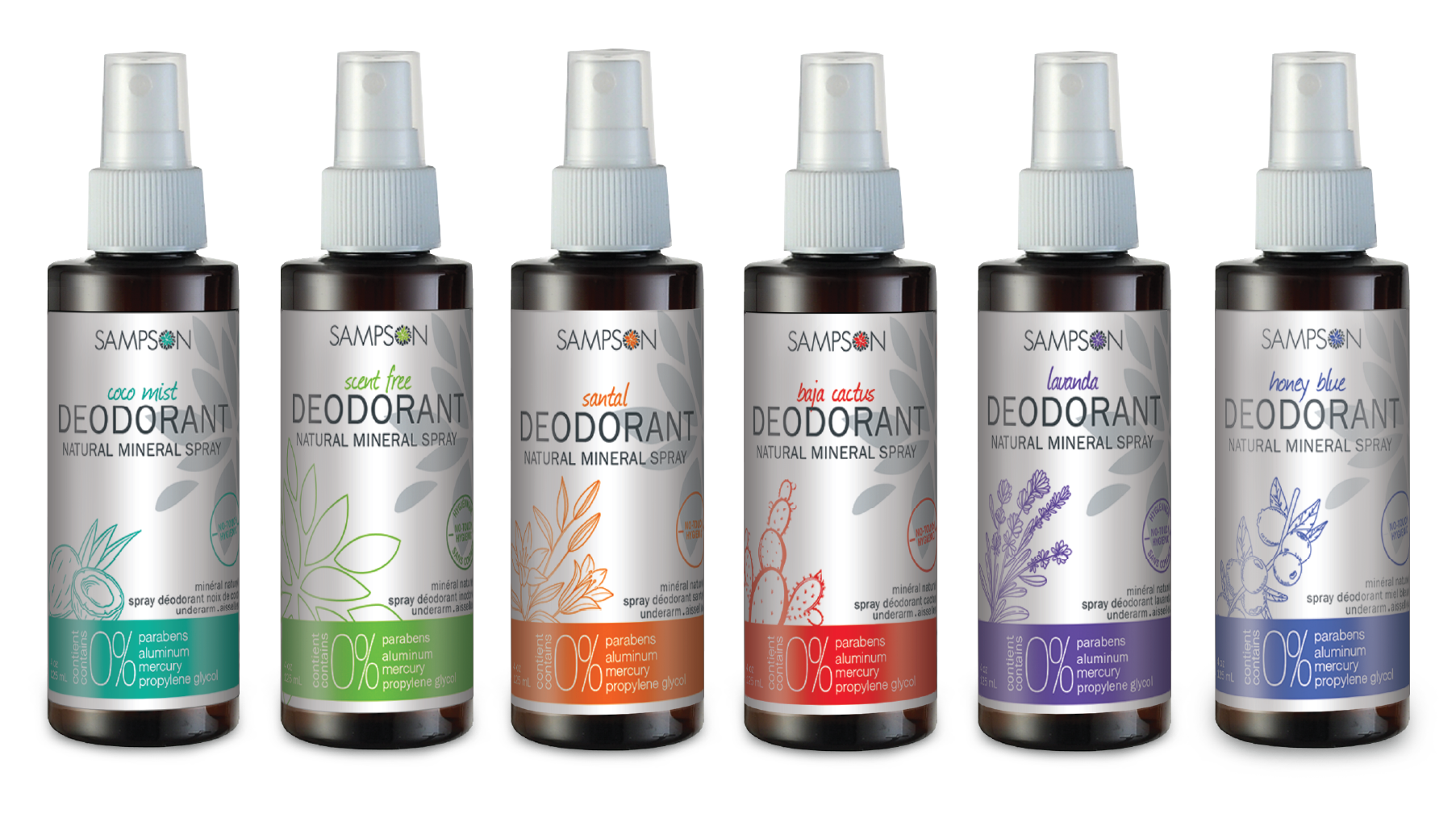 Sampson Natural Deodorant Spray