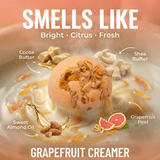 Grapefruit Bath Creamer - Sampson Eco Shop