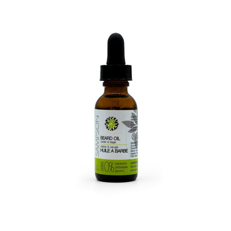 Hemp Beard Oil - Cedar Sage - Sampson Eco Shop